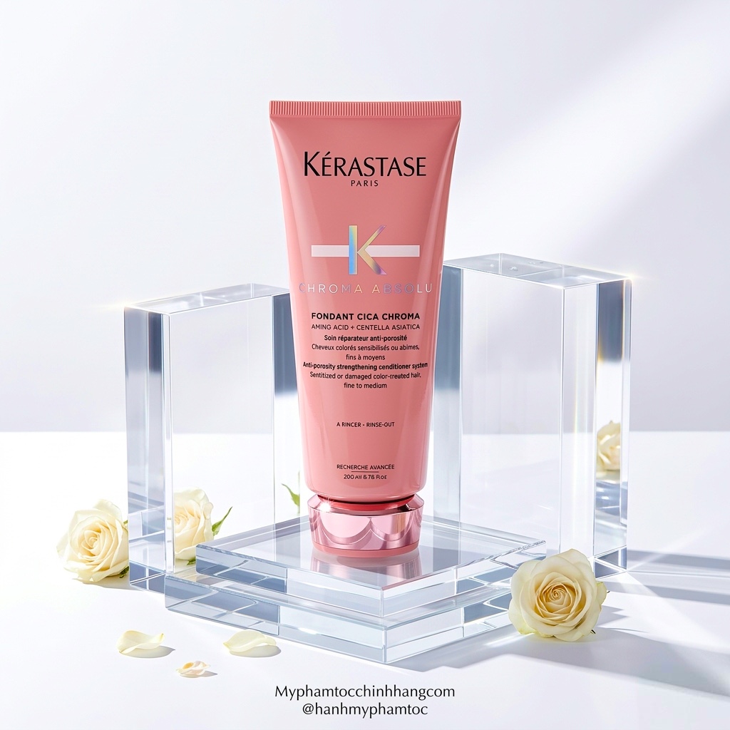 Dầu gội xả, măt nạ cho tóc nhuộm Kerastase Chroma Absolu Bain Riche Chroma Respect 250ml 200ml 1000ml