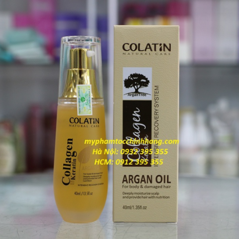 TINH DẦU DƯỠNG TÓC ARGAN COLATIN 40ML