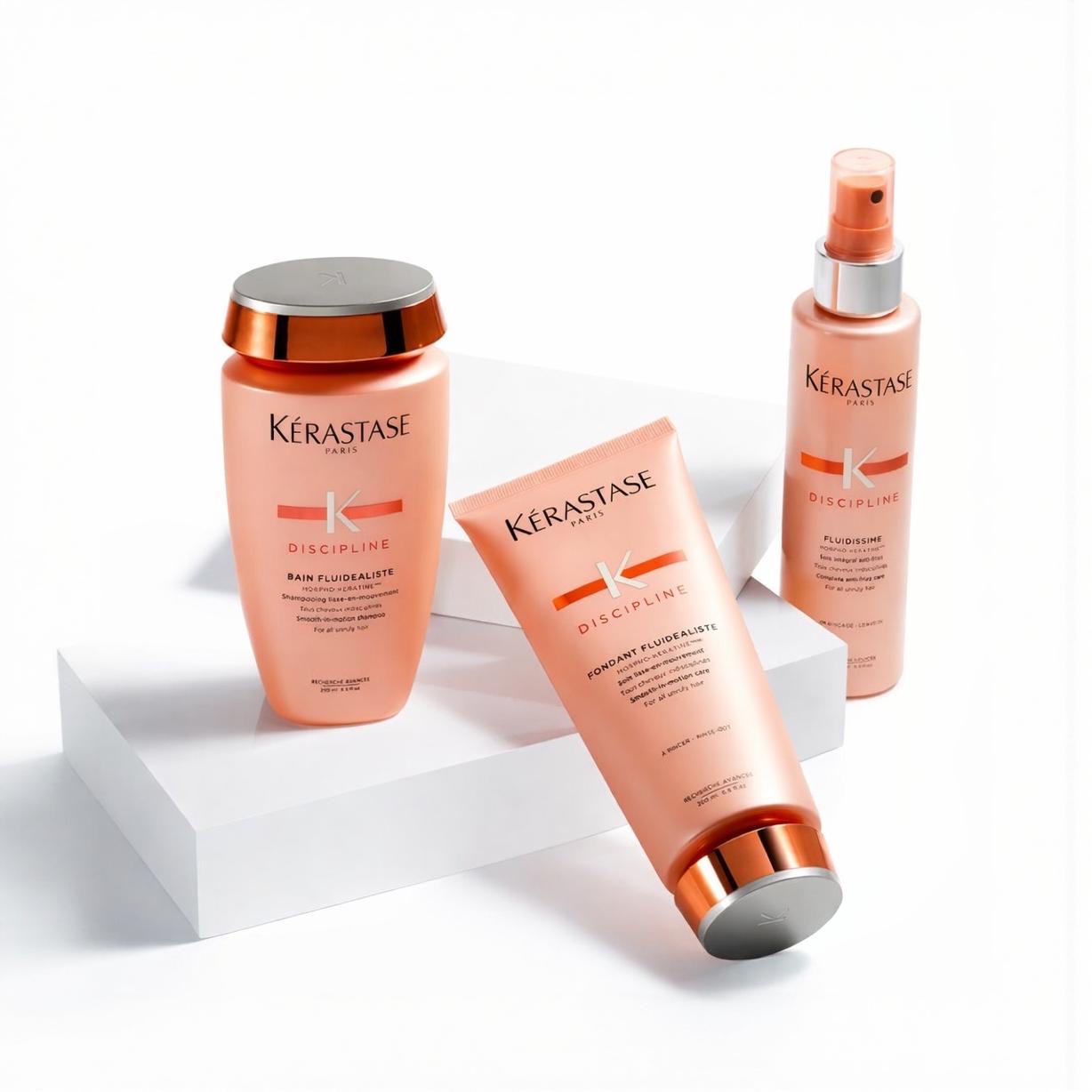 Bộ sản phẩm Dầu Gội – Dầu Xả – Mặt Nạ tóc Kérastase Discipline