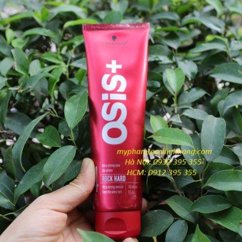 KEM TẠO NẾP TÓC NAM SIÊU CỨNG OSIS+4 ROCK HARD 150ML