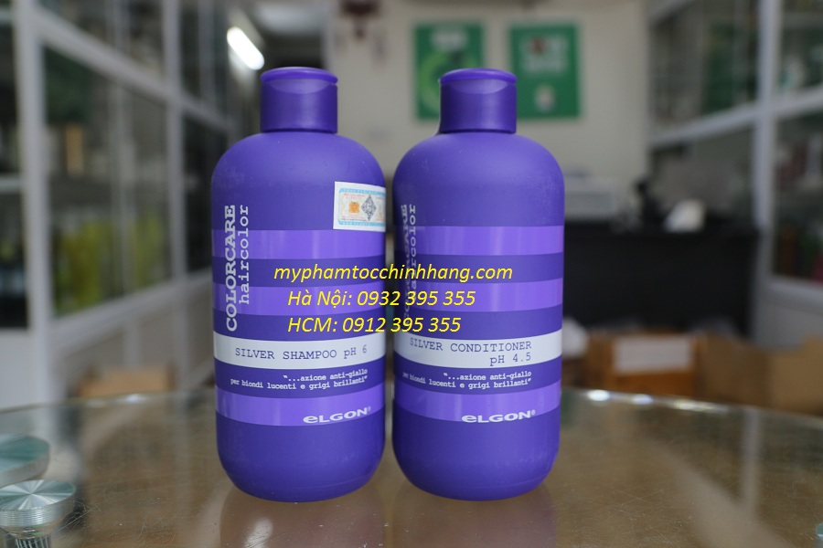 DẦU GỘI XẢ KHỬ VÀNG DÀNH CHO TÓC TẨY TRẮNG, TÓC BẠCH KIM ELGON 100ml - 300ML