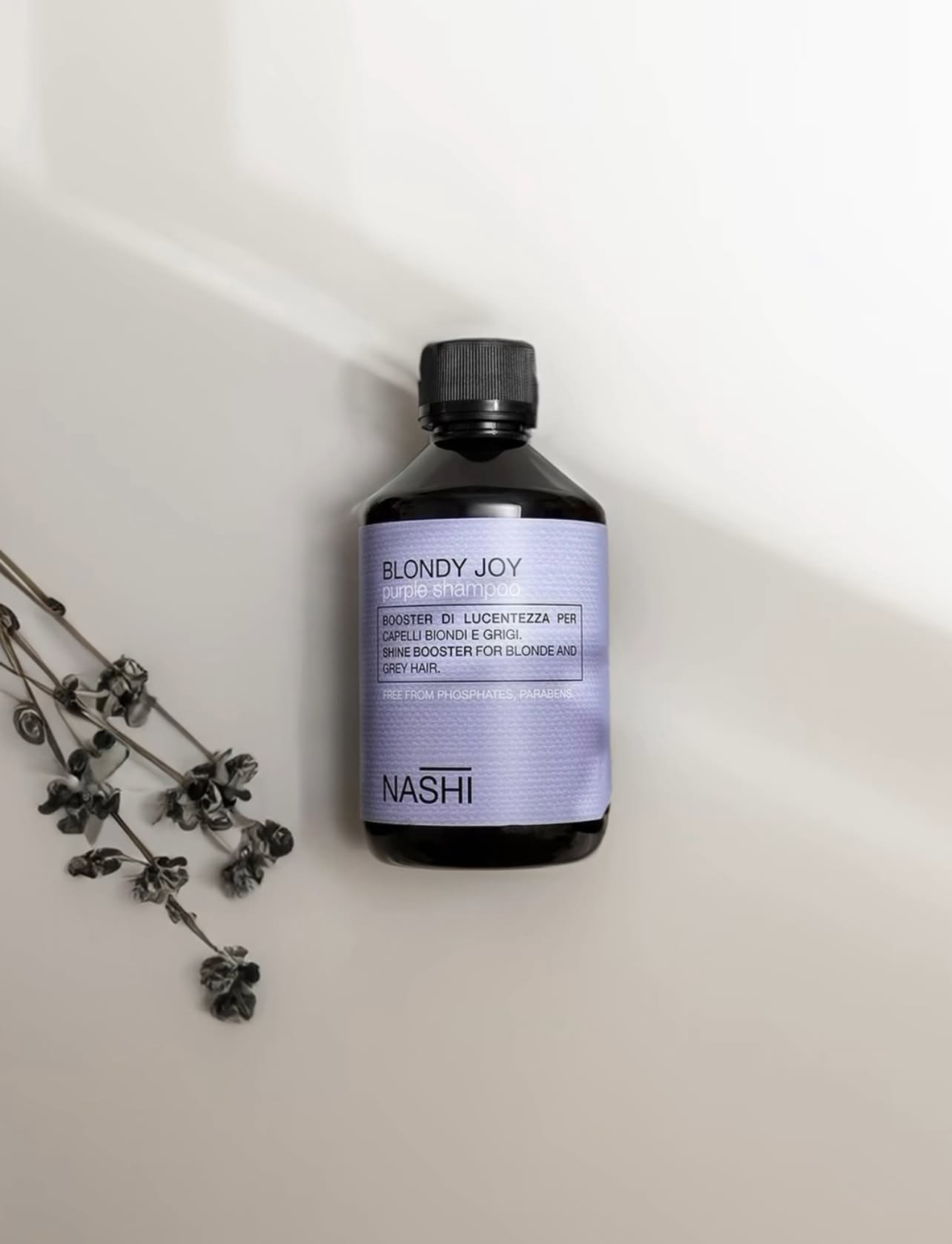 DẦU GỘI XẢ TÍM KHỬ ÁNH VÀNG NASHI  BLONDY JOY 250ML -  150ML