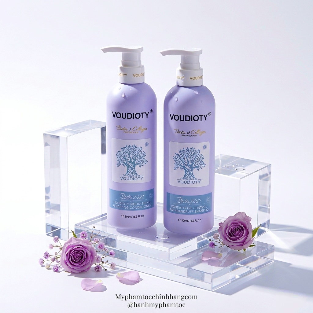 BIOTIN&COLLAGEN TÍM 2 IN 1 KIỀM DẦU, TRỊ GẦU 500ML 1000ML