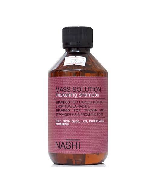 Dầu gội tăng cường độ dày, giảm rụng tóc Nashi Argan Mass Solution