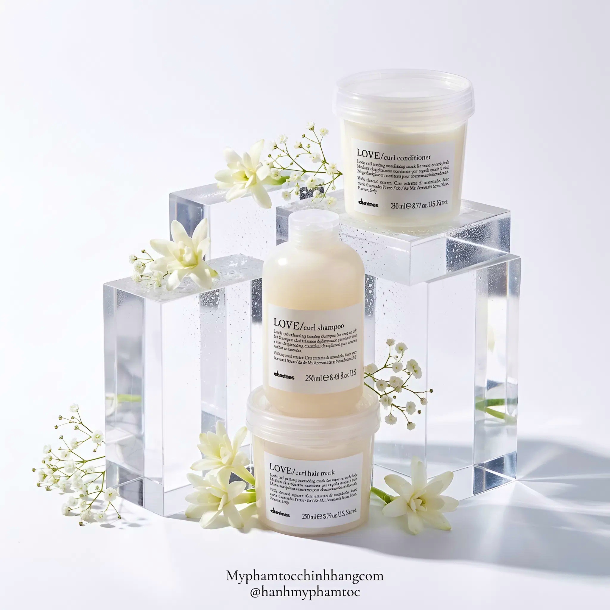 Dầu gội – dầu xả cho tóc uốn xoăn Davines  Essential Haircare LOVE CURL