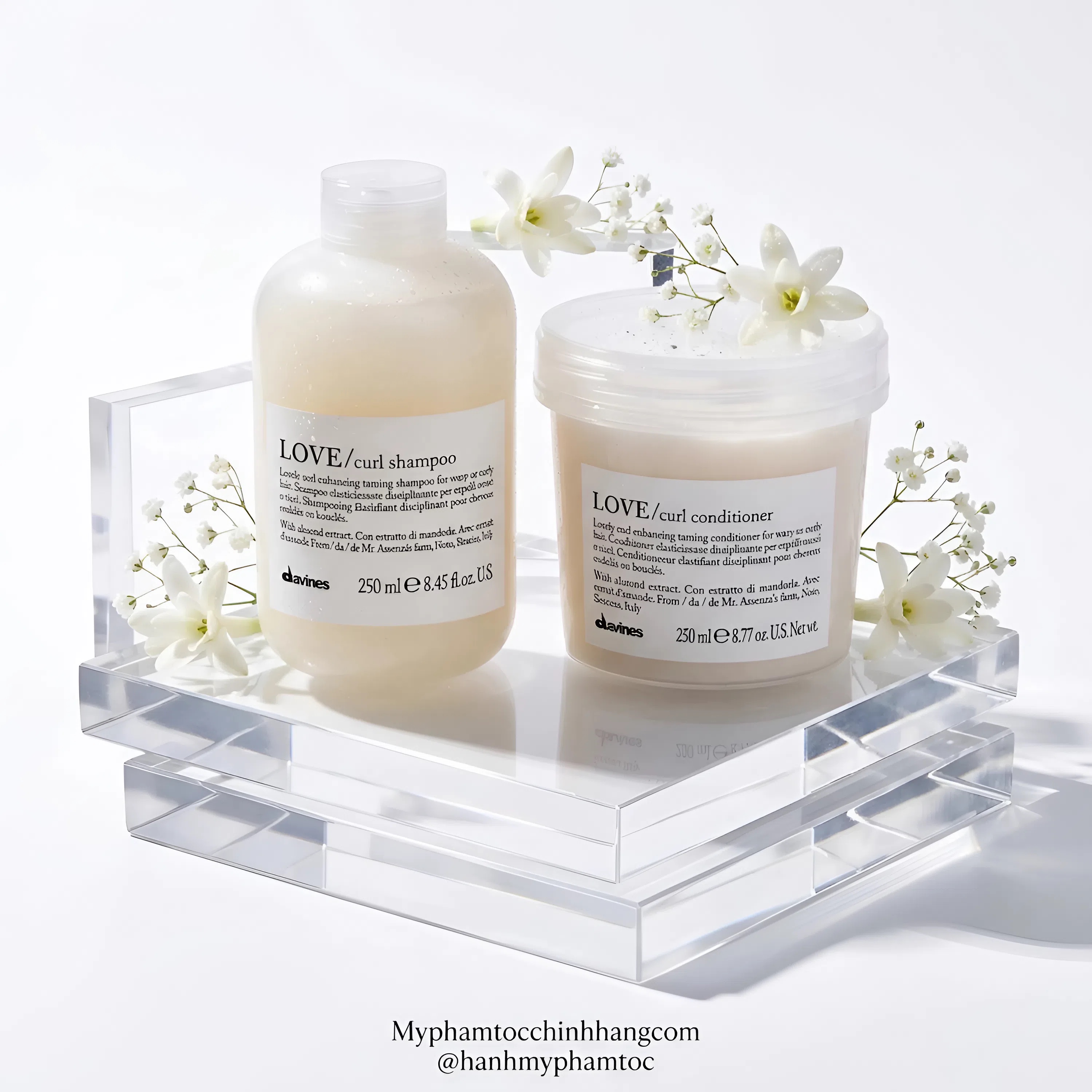 Dầu gội – dầu xả cho tóc uốn xoăn Davines  Essential Haircare LOVE CURL