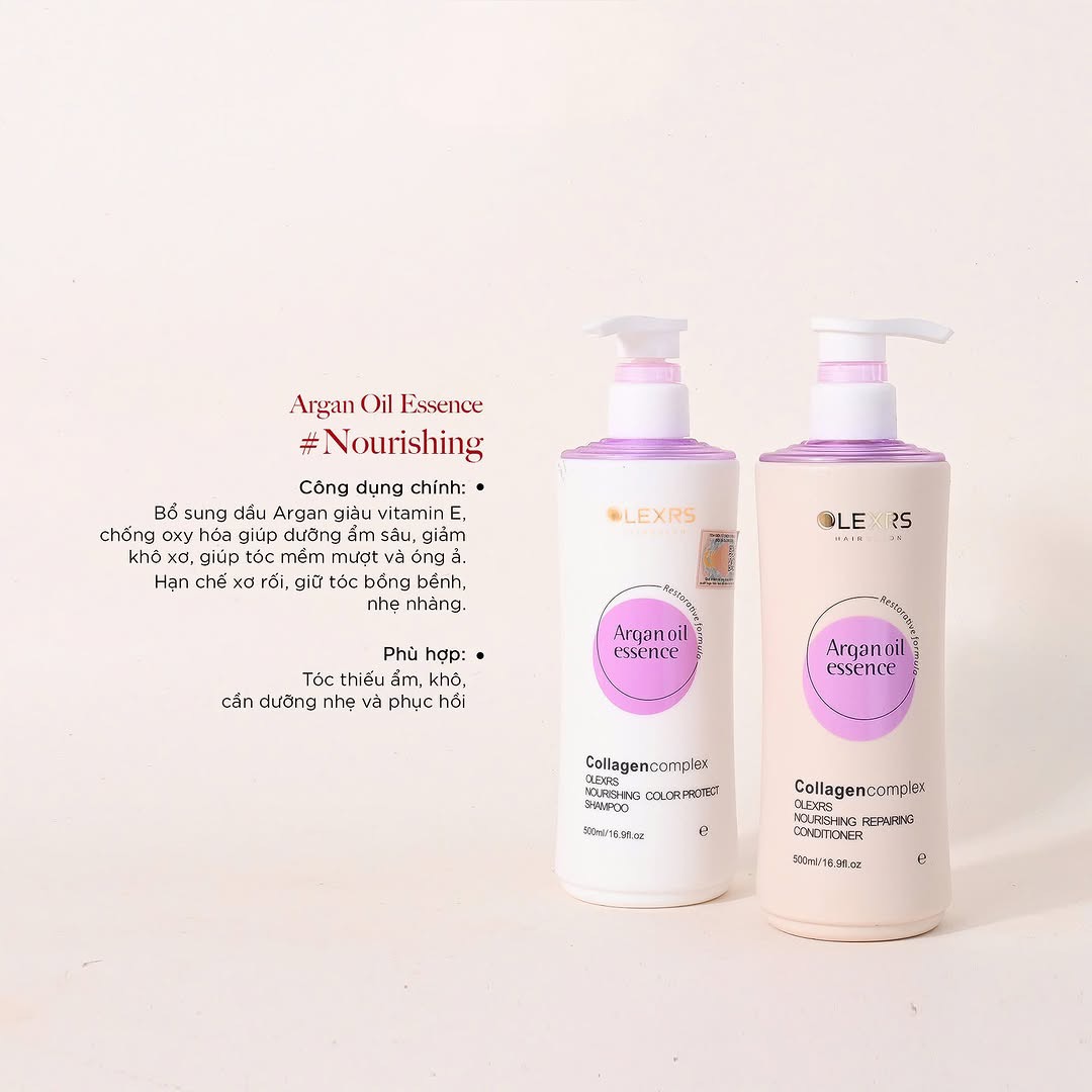 Dầu gội xả Olexrs mẫu mới nhất 2024 500ml - 960ml