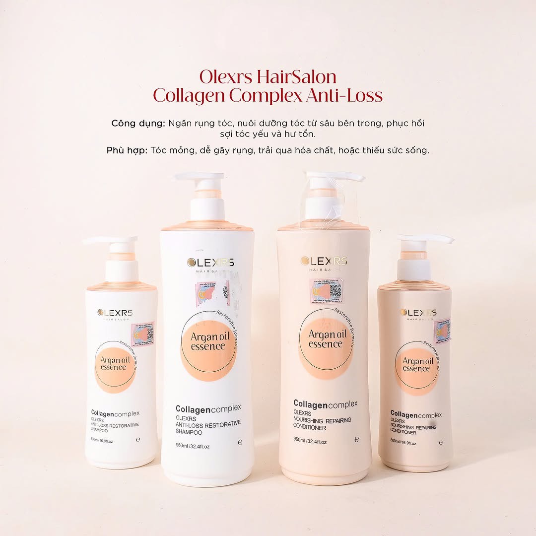 Dầu gội xả Olexrs mẫu mới nhất 2024 500ml - 960ml