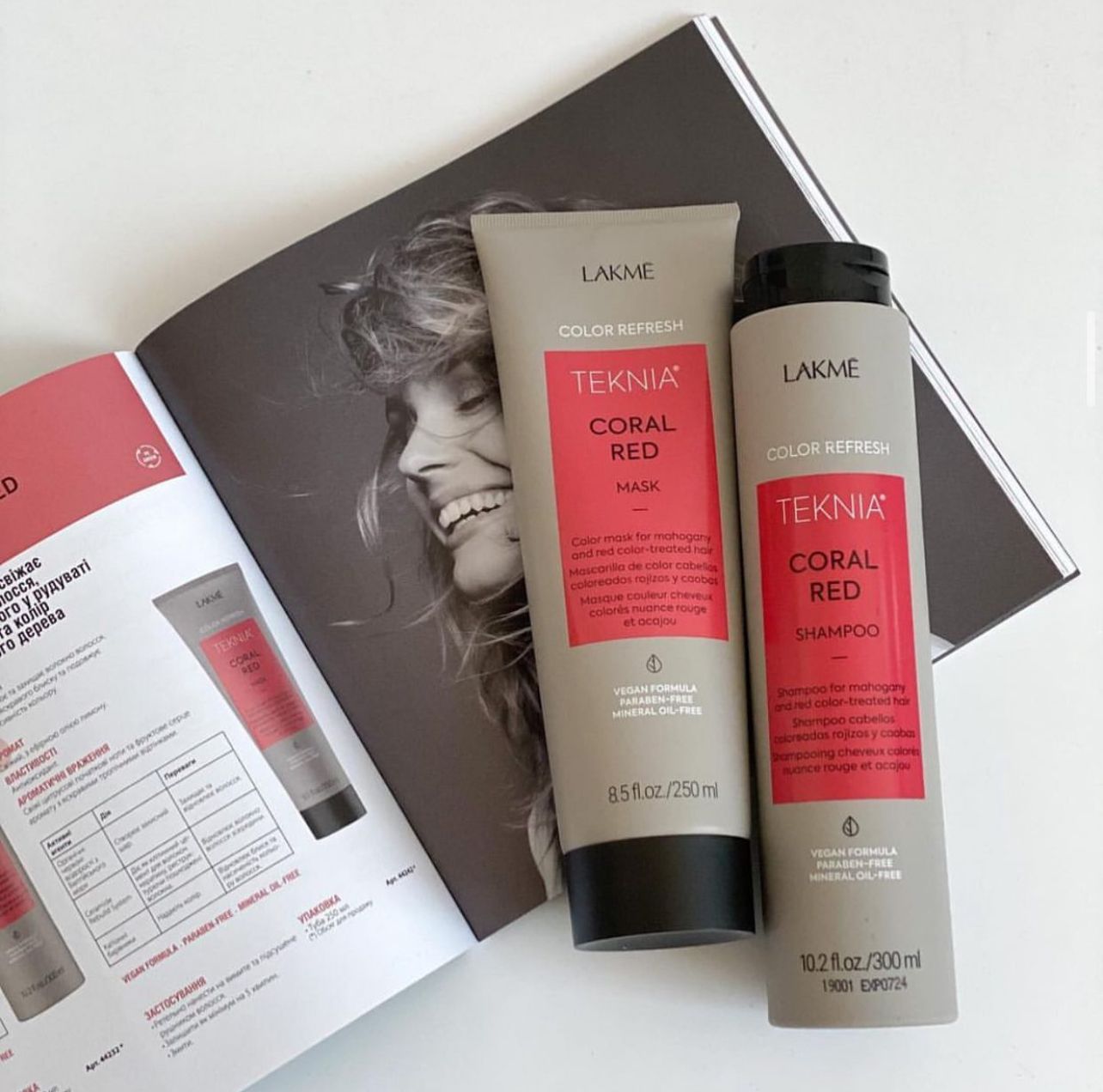 DẦU GỘI HẤP CHO TÓC NHUỘM MÀU ĐỎ LAKME ULTRA RED 300ML/250ML