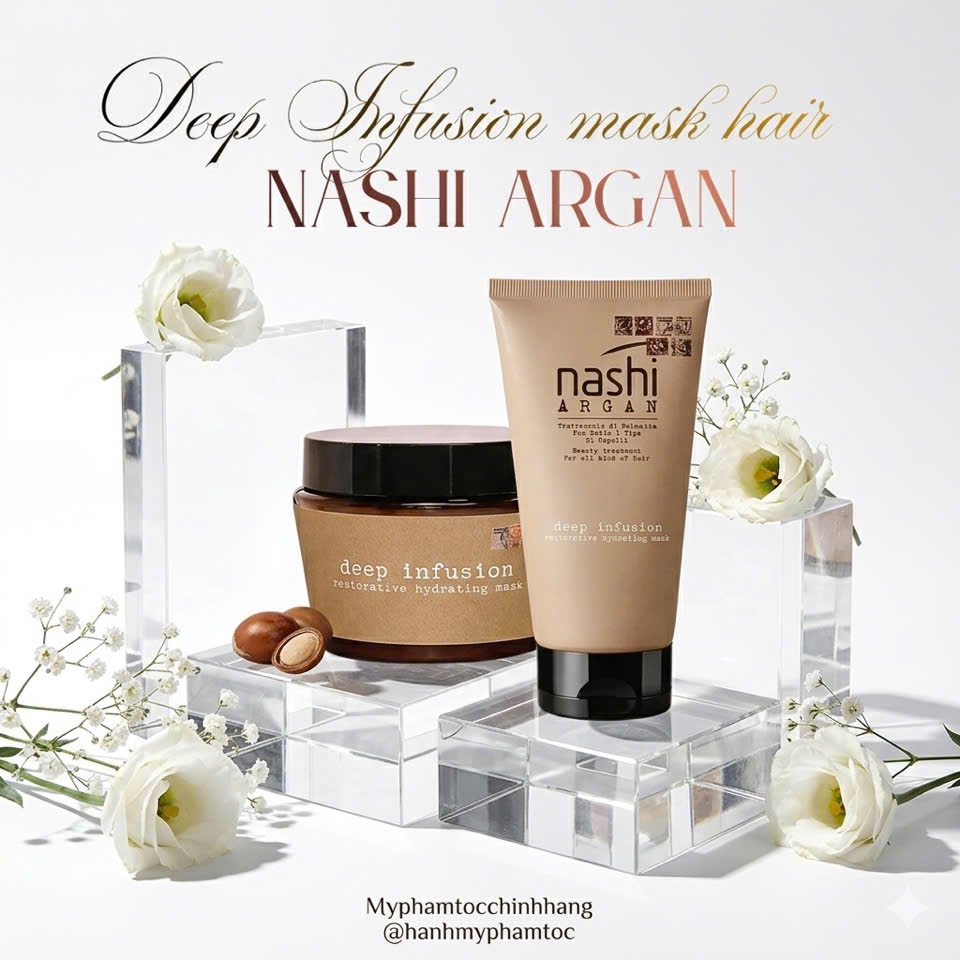 Dầu hấp phục hồi sâu Nashi Argan Deep Infusion 250ml 500ml