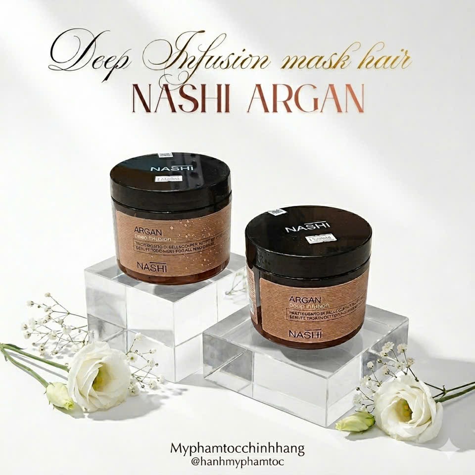 Dầu hấp phục hồi sâu Nashi Argan Deep Infusion 250ml 500ml