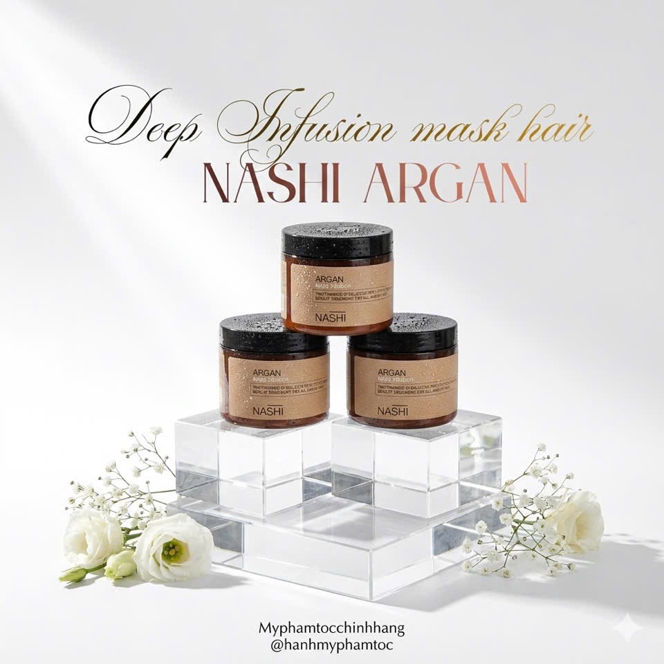 Dầu hấp phục hồi sâu Nashi Argan Deep Infusion 250ml 500ml
