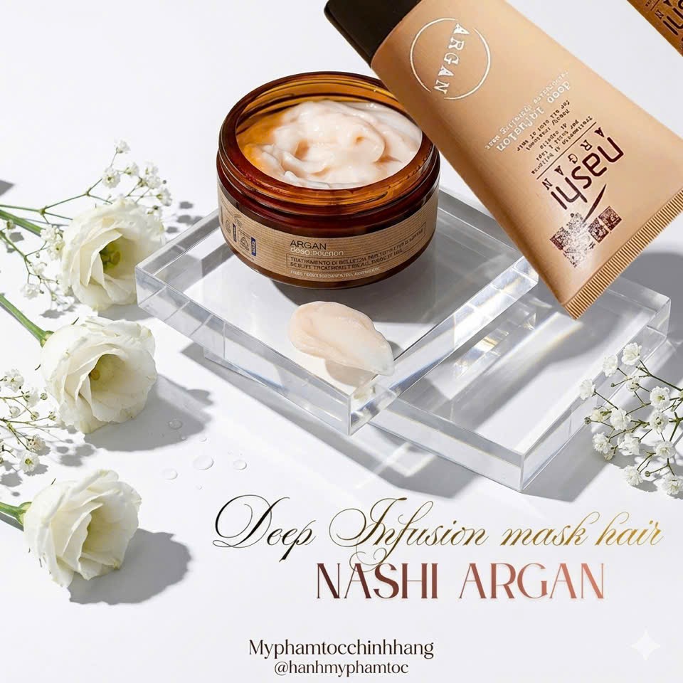 Dầu hấp phục hồi sâu Nashi Argan Deep Infusion 250ml 500ml
