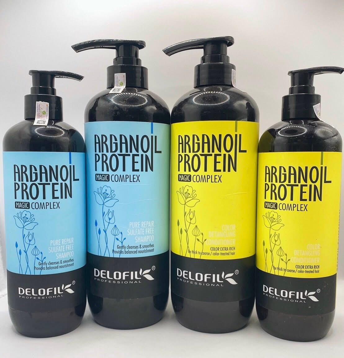 DẦU GỘI XẢ DƯỠNG ẨM PHỤC HỒI DELOFIL500ML -  800ML