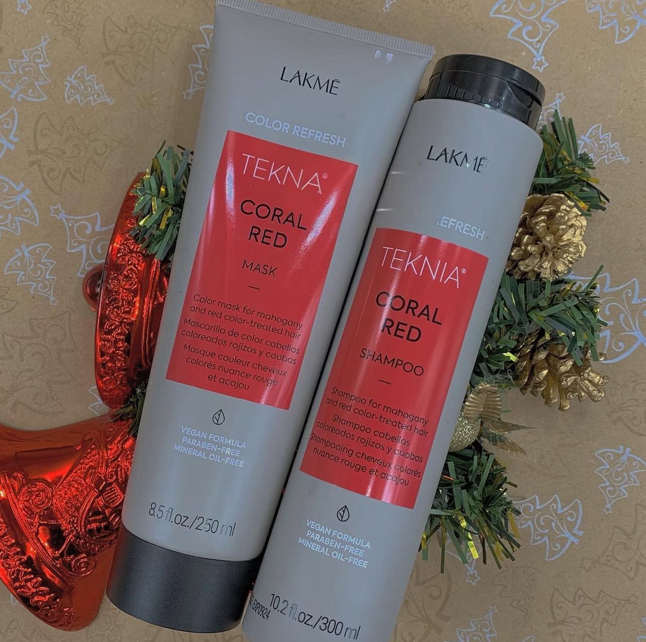 LAKME Dầu gội/Dầu hấp Teknia dưỡng màu cho tóc nhuộm màu đỏ Ultra Red