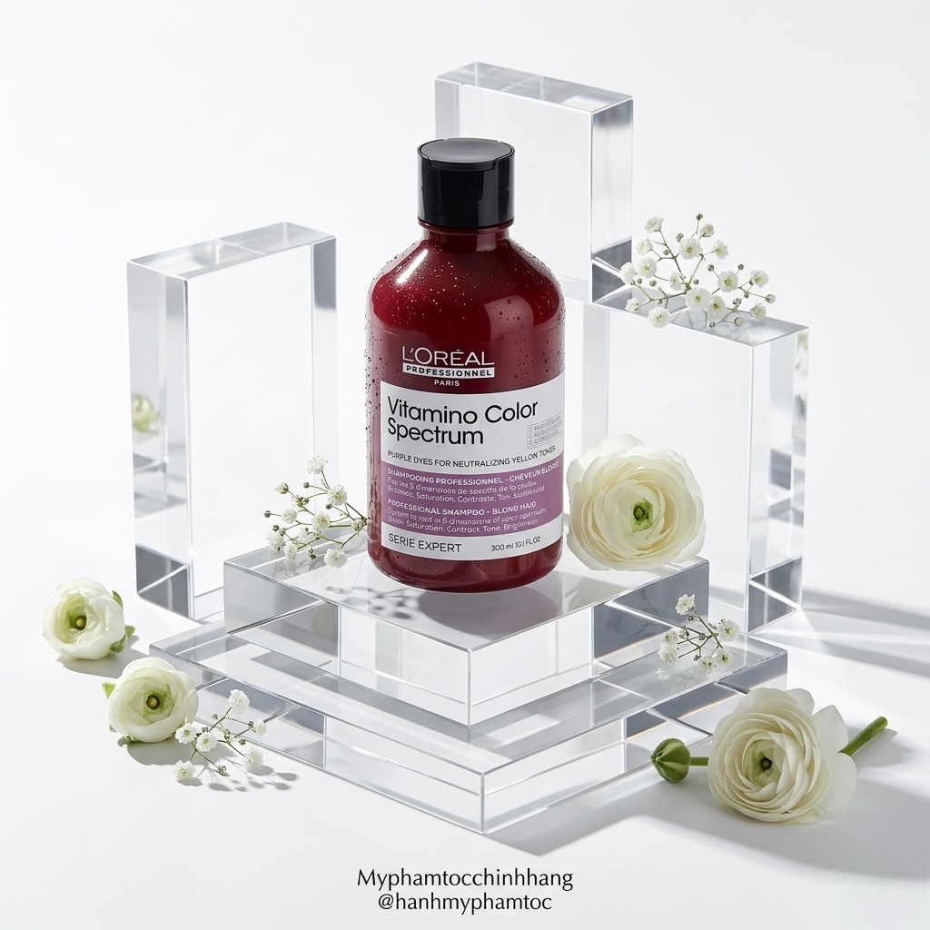 Bộ gội xả, hấp, dưỡng L'Oréal Professionnel Vitamino Color Spectrum bảo vệ màu nhuộm ( mới 2025)