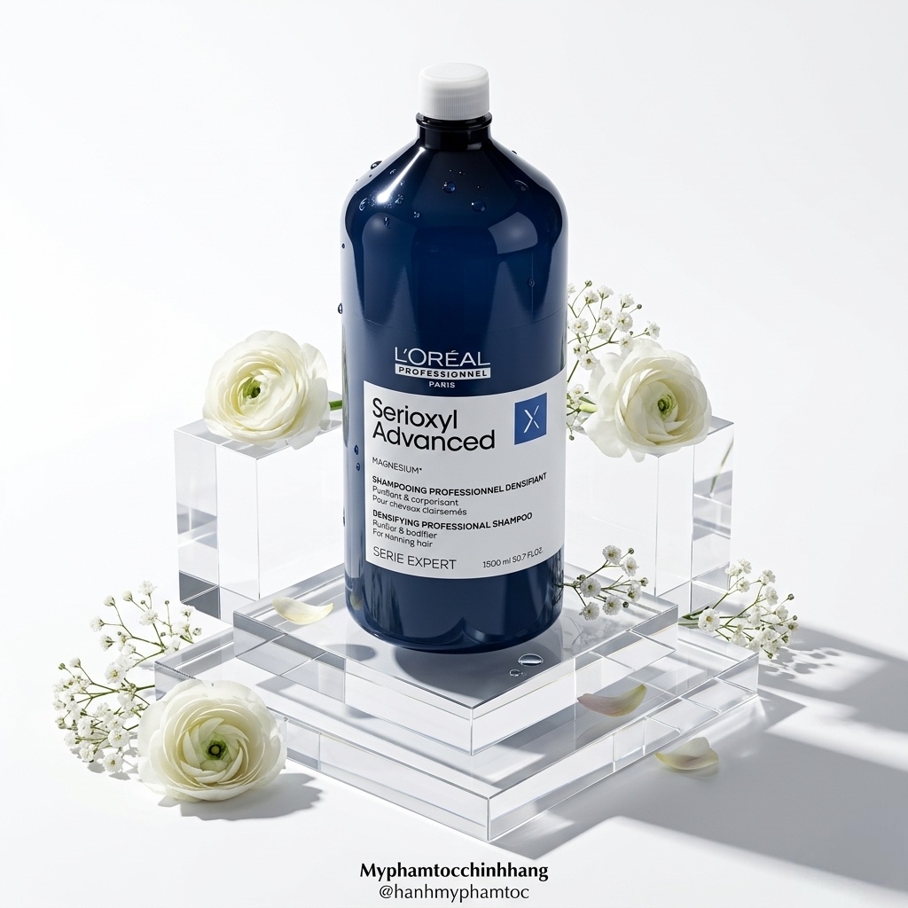 Dầu gội kích thích mọc tóc và làm dày tóc L'Oréal Serioxyl (L'Oréal Professionnel Serioxyl Advanced Purifier & Bodifier Shampoo)