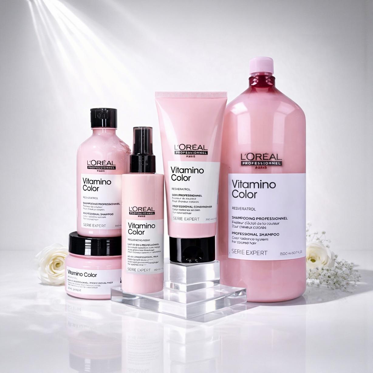 DẦU GỘI XẢ CHO TÓC NHUỘM L'OREAL VITAMINO COLOR 1500ML - 750ML - 500ML