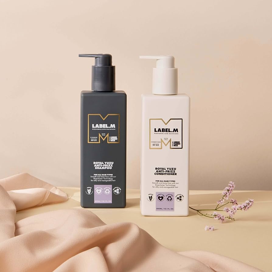 Dầu gội và dầu xả chống xù rối Label.m Anti-Frizz Shampoo & Conditioner