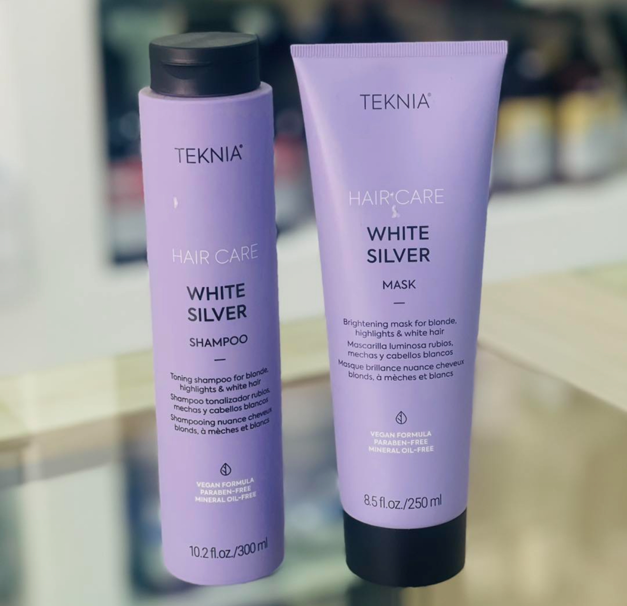 DẦU GỘI XẢ LAKME TEKNIA CHO TÓC NHUỘM MÀU BẠC 300ML - 250ML