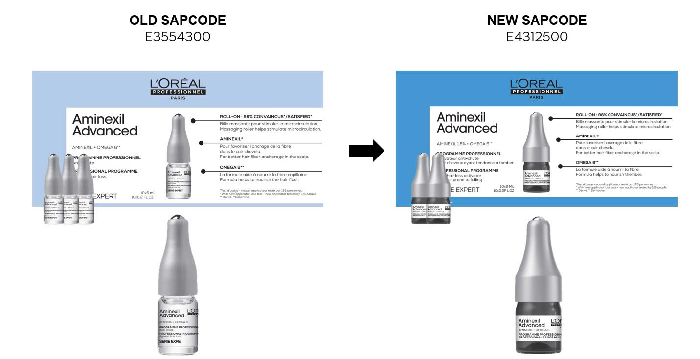 TINH CHẤT ĐẶC TRỊ GIẢM RỤNG L'OREAL AMINEXIL 10*6ML