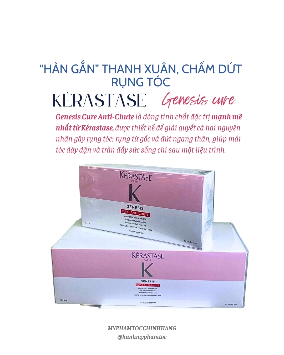 Tinh Chất Chống Rụng & Kích Thích Mọc Tóc - Kerastase Genesis Cure Anti-Chute Intensive