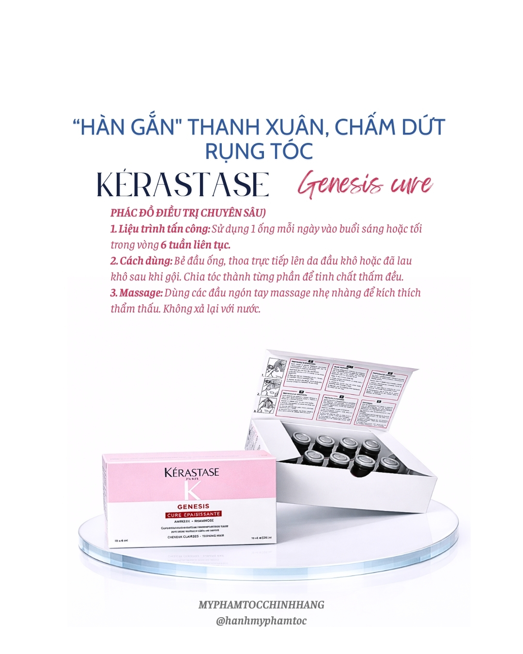 Tinh Chất Chống Rụng & Kích Thích Mọc Tóc - Kerastase Genesis Cure Anti-Chute Intensive