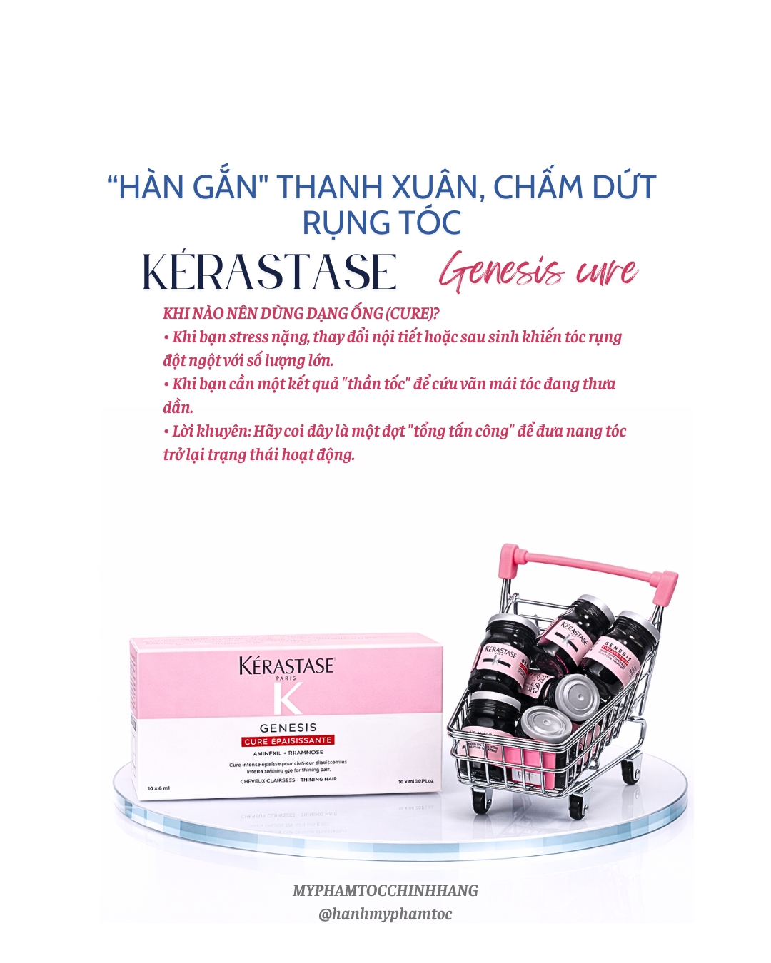 Tinh Chất Chống Rụng & Kích Thích Mọc Tóc - Kerastase Genesis Cure Anti-Chute Intensive
