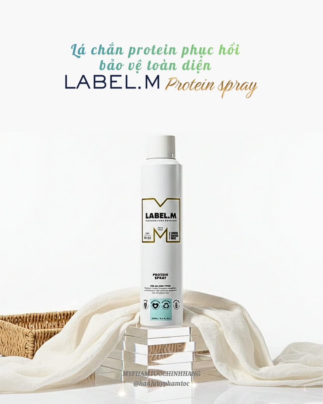 Xịt dưỡng tóc Label.m Protein Spray 250ml
