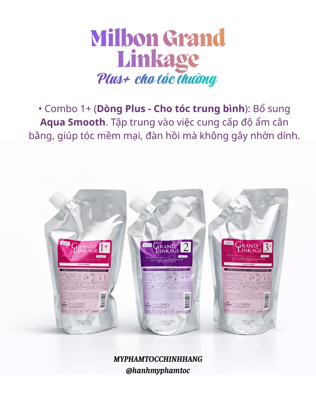 Bộ hấp phục hồi tóc hư tổn 3 bước Milbon Deesse’s Hair Treatment 3 Steps