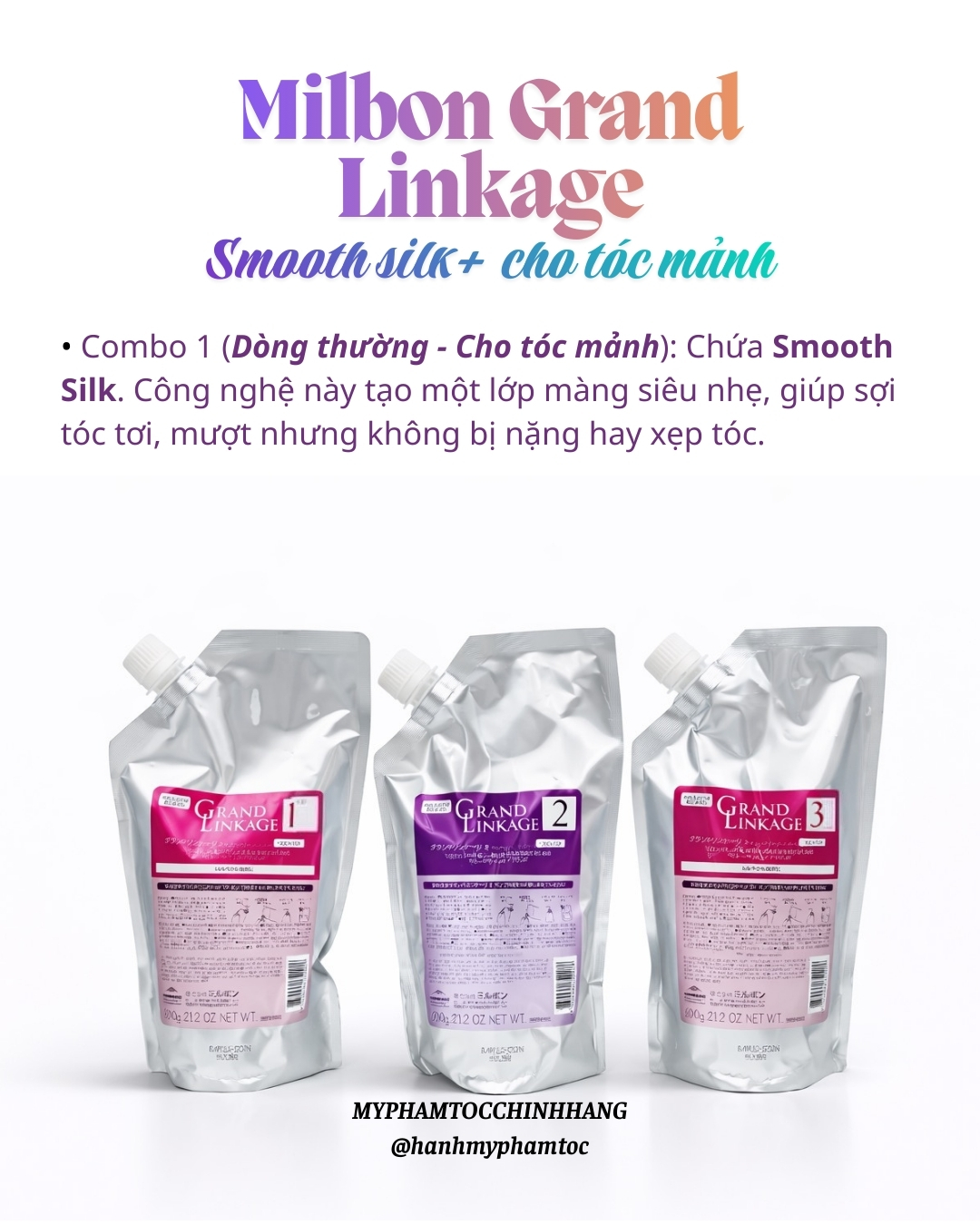 Bộ hấp phục hồi tóc hư tổn 3 bước Milbon Deesse’s Hair Treatment 3 Steps