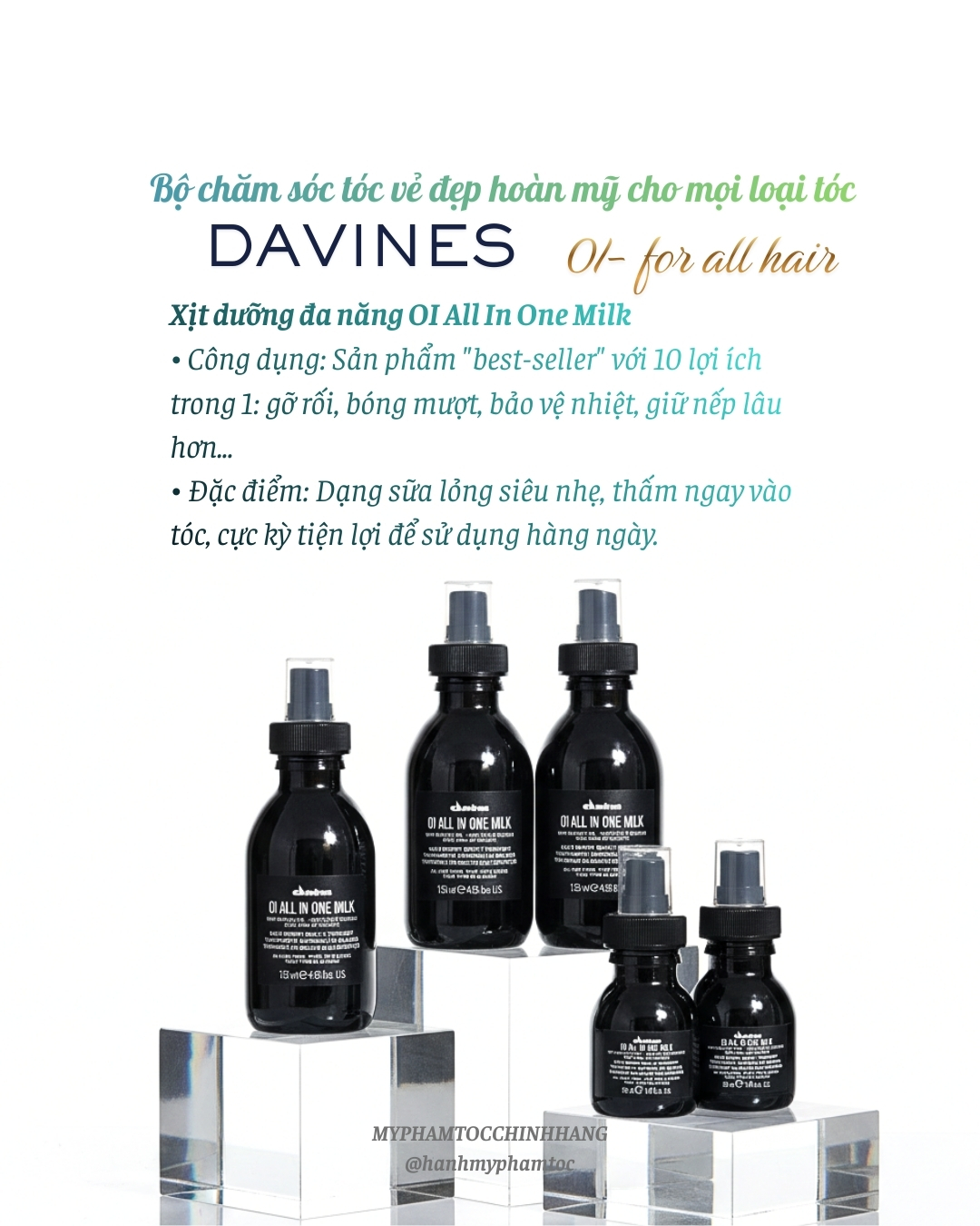 Sữa Dưỡng Tóc Davines OI All In One Milk 135ml