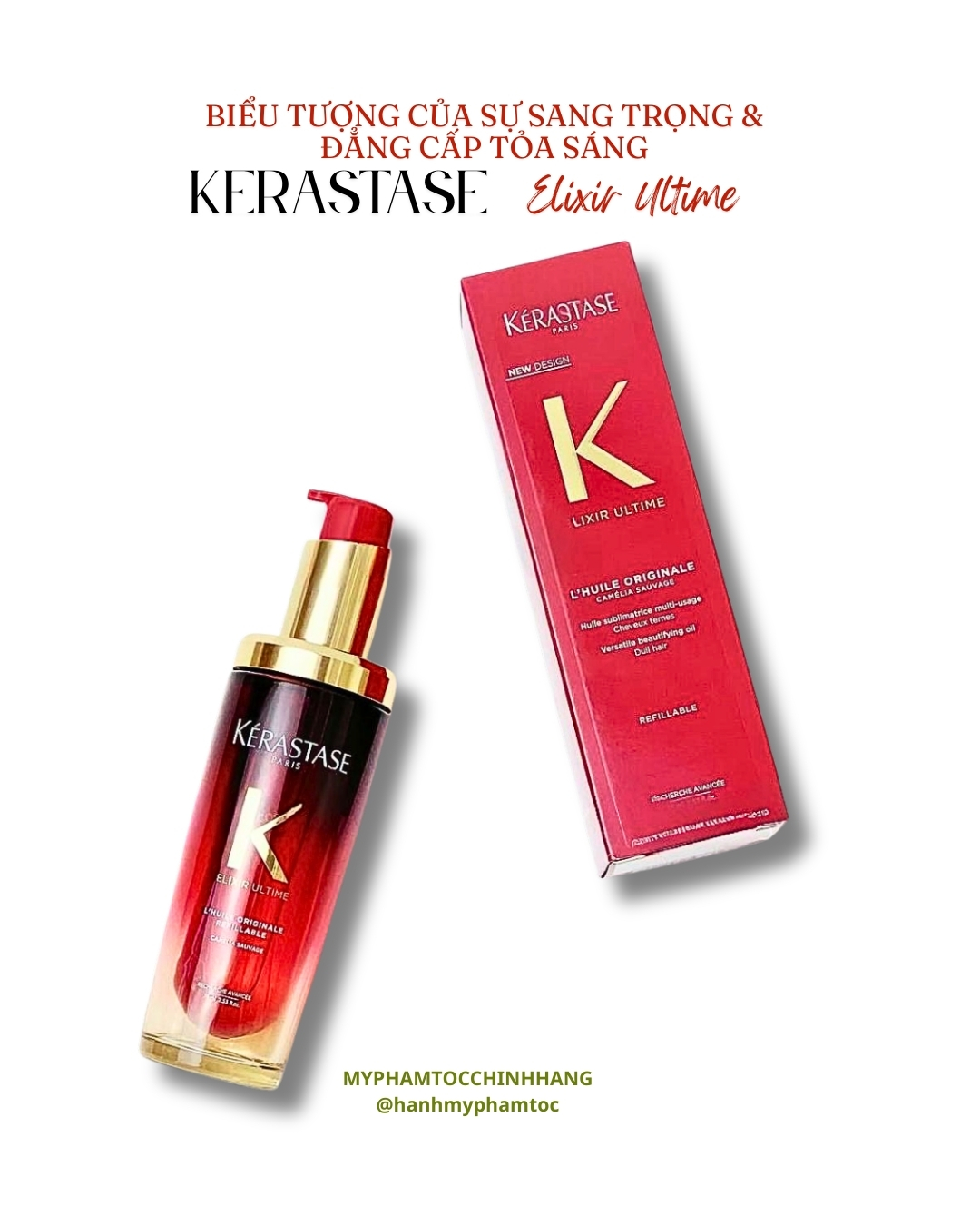 Tinh dầu dưỡng tóc Kerastase Elixir Ultime 75ml