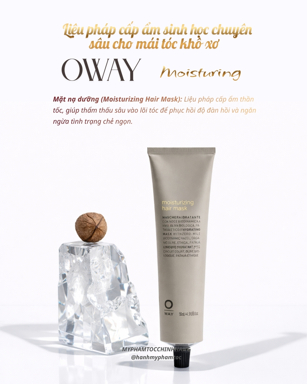 Dầu Gội và mặt nạ Dưỡng Ẩm Oway Moisturizing Hair 240ml/ 950ml/ 500ml