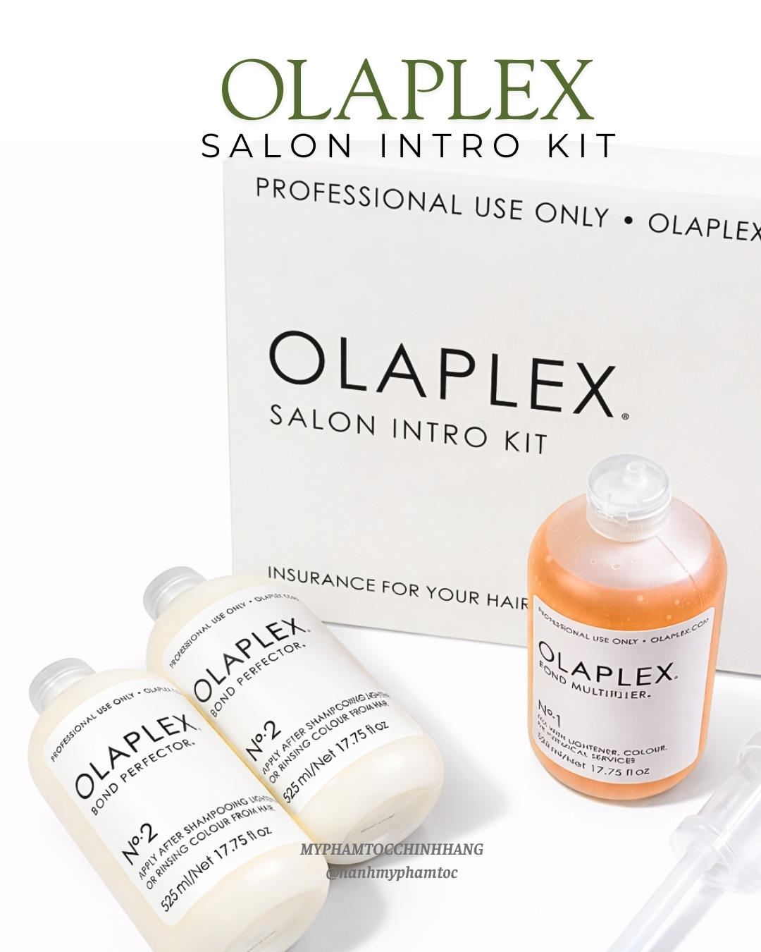 Bộ phục hồi tóc chuyên sâu Olaplex No.1 & No.2 dung tích 525ml