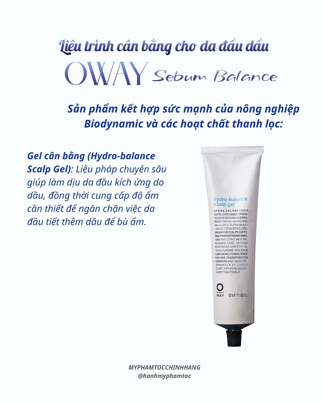 Dầu Gội Cân Bằng Dầu Nhờn Oway Sebum Balance Hair Bath