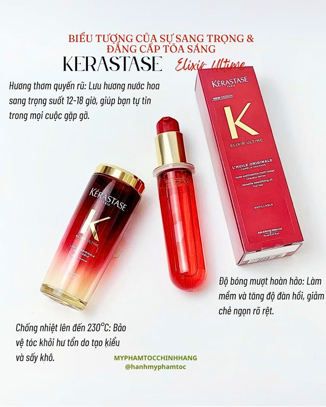 Tinh dầu dưỡng tóc Kerastase Elixir Ultime 75ml