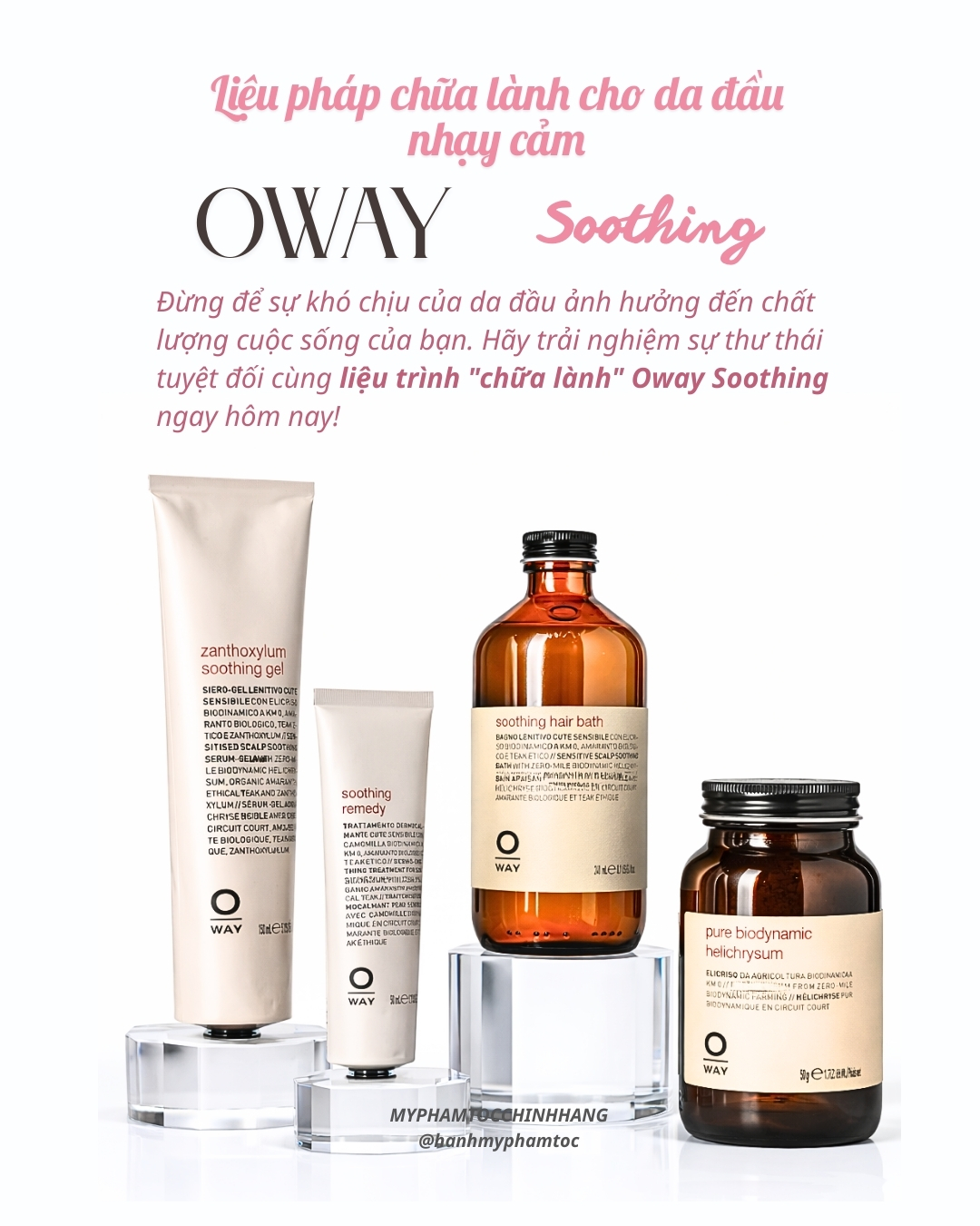 Dầu Gội Làm Dịu Da Đầu Oway Soothing Hair Bath 240ml/ 950ml