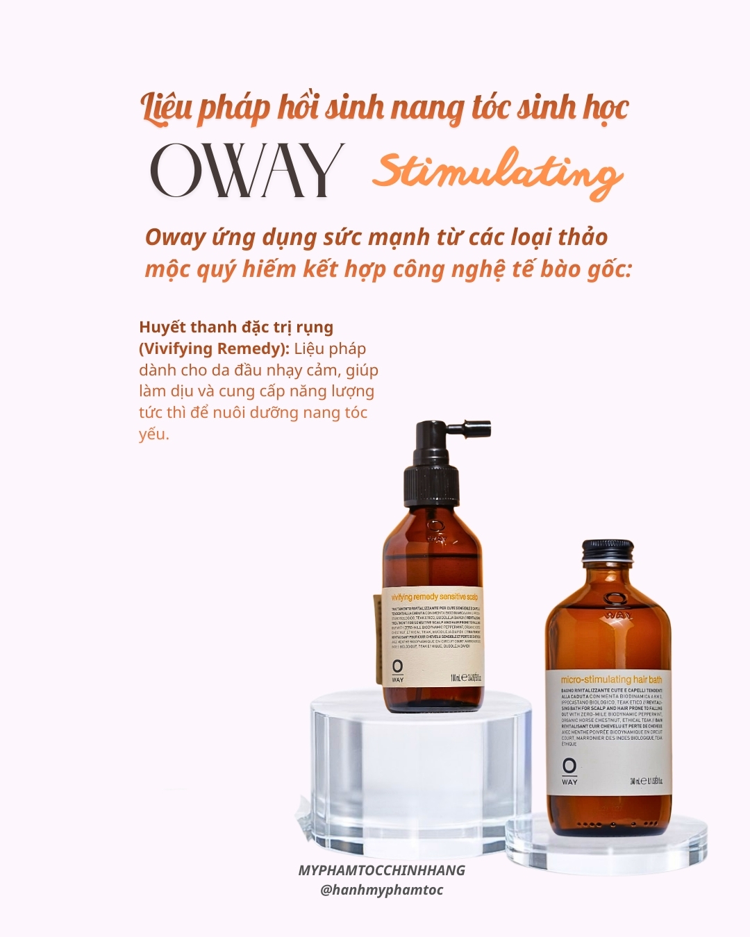 Dầu Gội Chống Rụng Tóc OWAY Micro-Stimulating Hair Bath 240ml/ 950ml