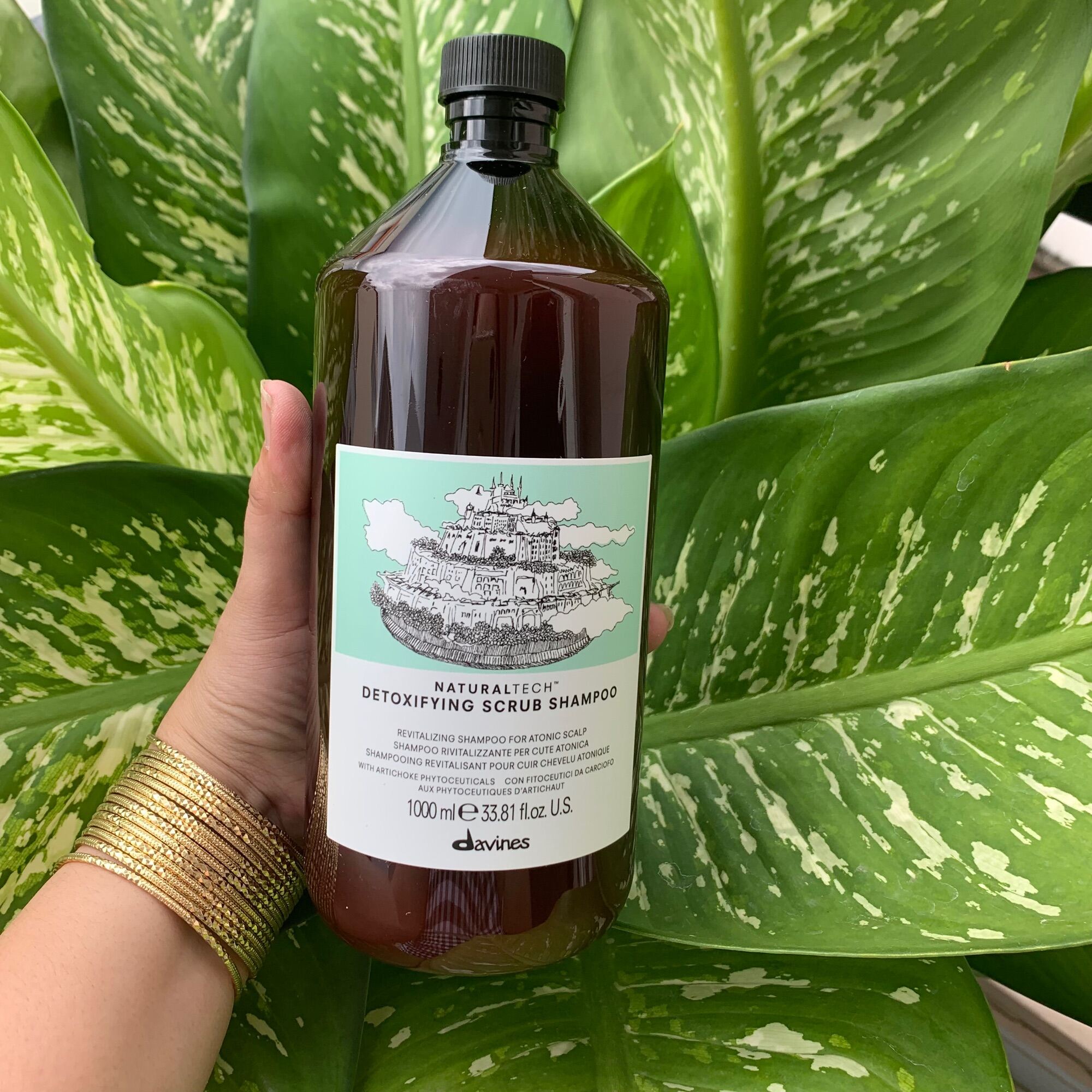 Dầu Gội Thải Độc Cho Da Đầu DAVINES DETOXIFYING 250ml - 1000ML