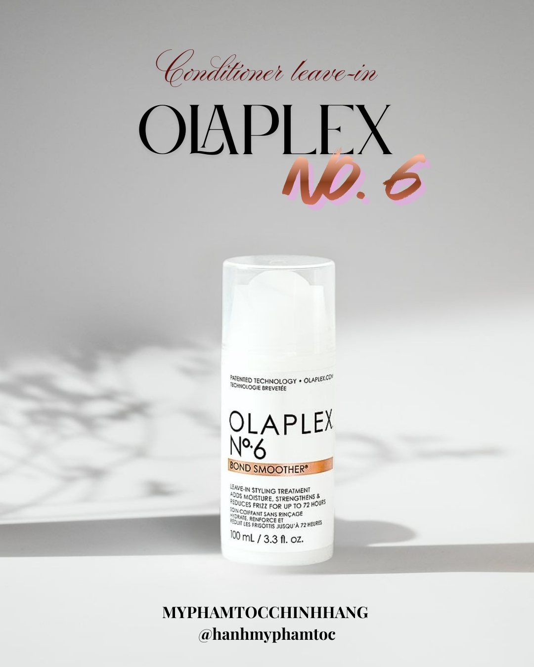 Kem dưỡng tạo kiểu phục hồi chống xơ rối OLAPLEX số 6 (Olaplex No.6 Bond Smoother Leave-In Styling Treatment)