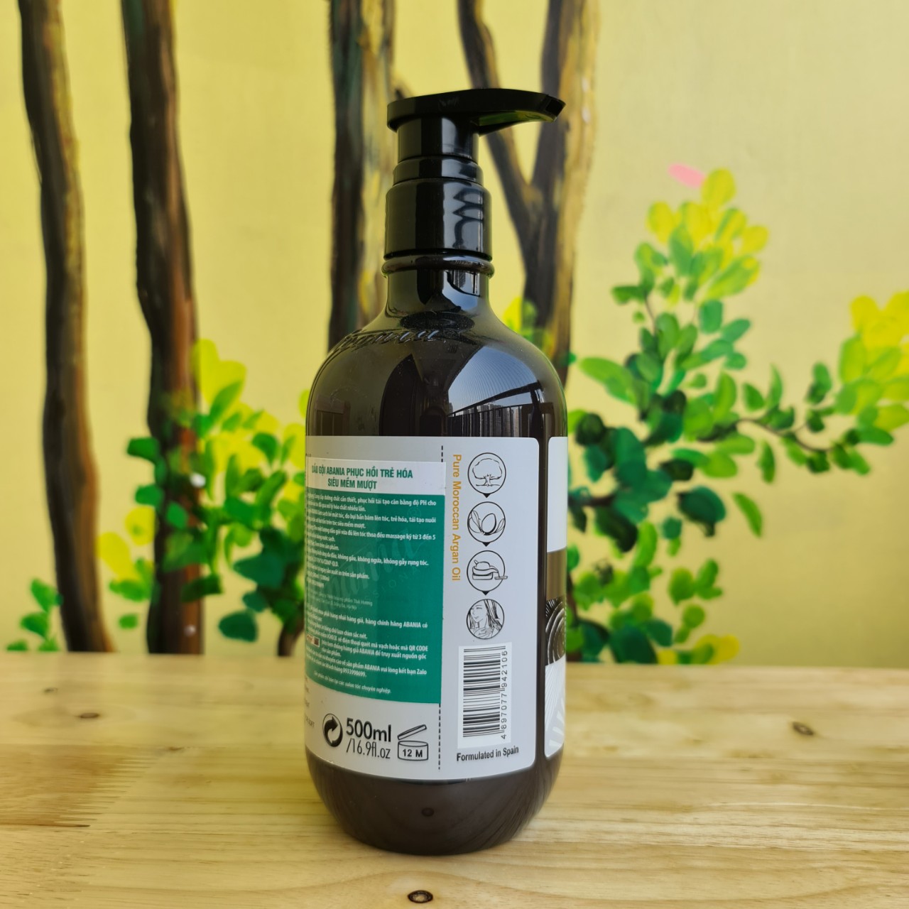 Dầu gội xả Abania Pure Argan 500ml