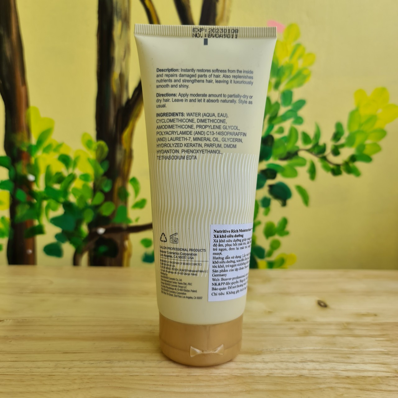Kem dưỡng tóc không xả BEAVER Hydro Nutritive dưỡng ẩm chuyên sâu BEAVER Hydro Nutritive Rich Moisturize Leave-in Cream) 200ml
