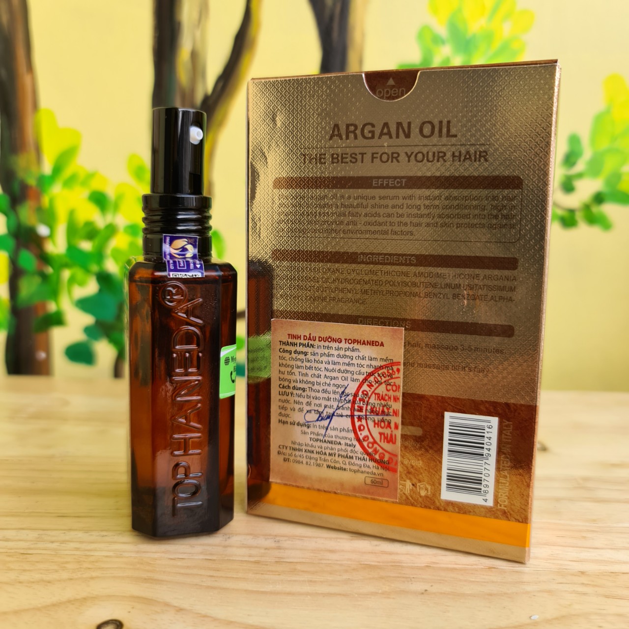 DẦU DƯỠNG TÓC HANEDA COLLAGEN ARGAN OIL 60ML