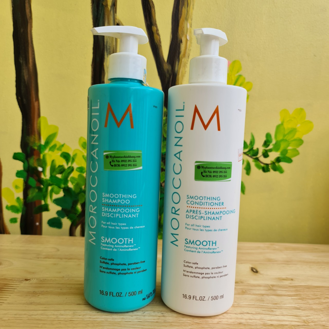 DẦU GỘI XẢ MẶT NẠ TÓC MOROCCANOIL SUÔN MƯỢT SMOOTH 250ML - 500ML - 1000ML