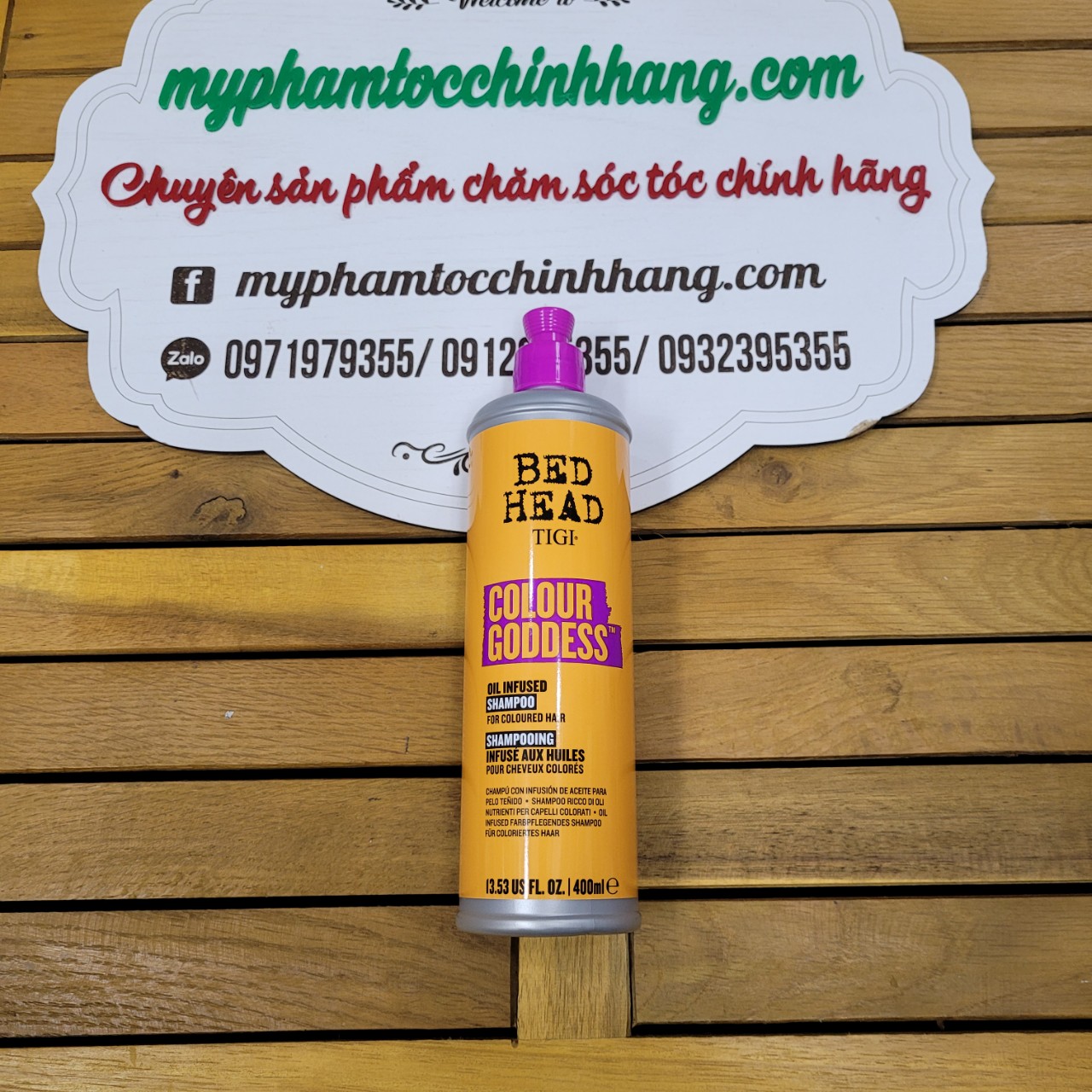 Dầu gội và xả dưỡng màu TIGI Bed Head Colour Goddess Shampoo & Conditioner 400ml 970ml