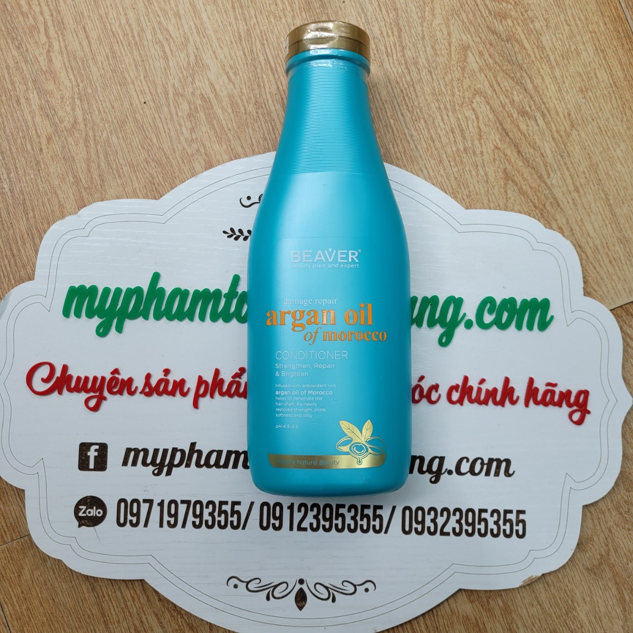 Dầu gội xả BEAVER tinh dầu Argan dưỡng ẩm phục hồi tóc (BEAVER Argan Oil Moisturizing Shampoo & Conditioner)