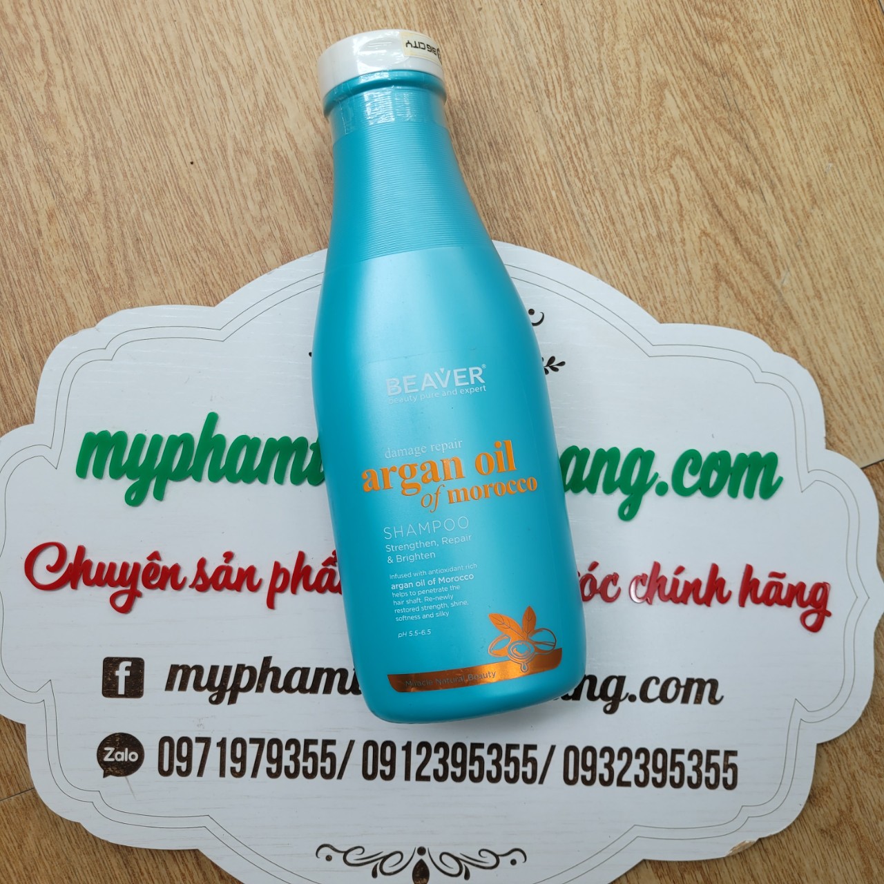 Dầu gội xả BEAVER tinh dầu Argan dưỡng ẩm phục hồi tóc (BEAVER Argan Oil Moisturizing Shampoo & Conditioner)