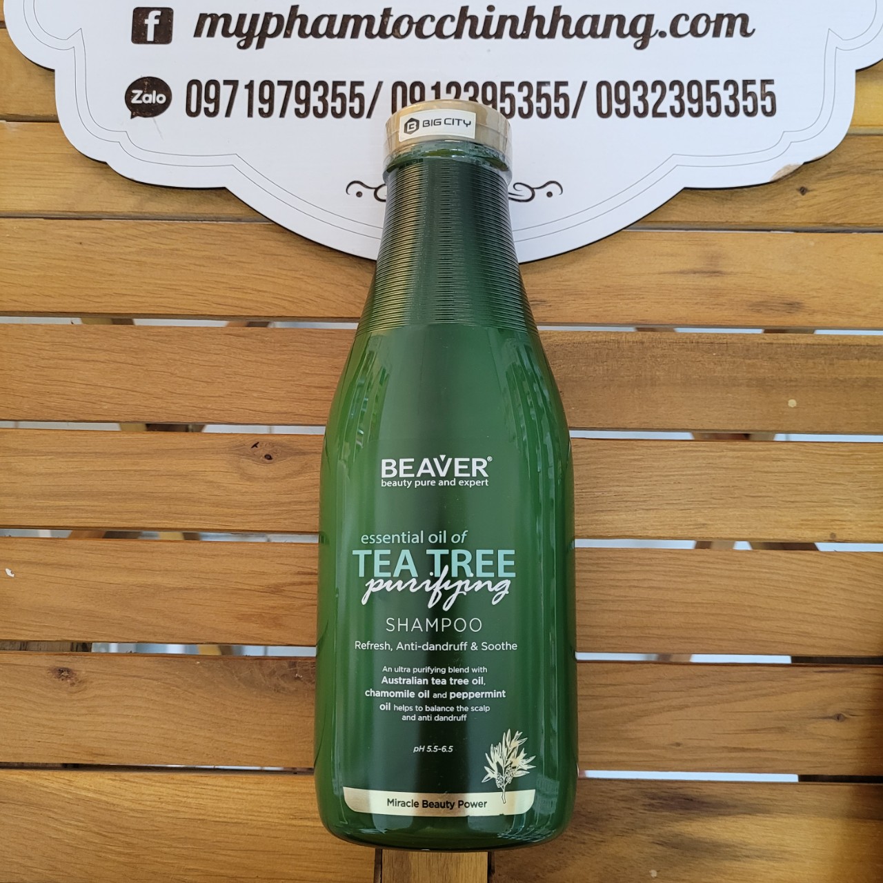 Cặp dầu gội và dầu xả BEAVER Tea Tree Purifying Shampoo & Conditioner