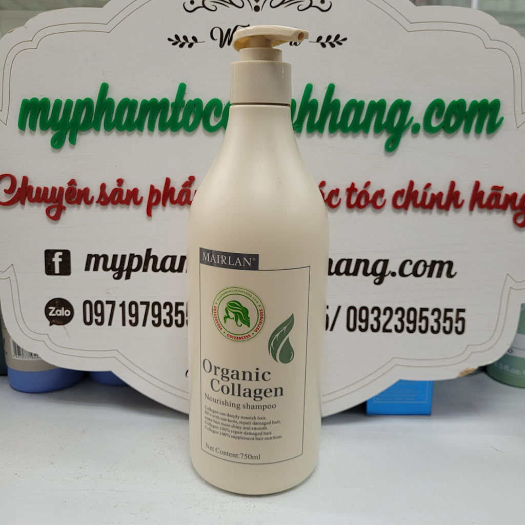 DẦU GỘI XẢ HẤP NGĂN RỤNG CHỐNG XƠ RỐI MAIRLAN ORGANIC 750ML - 500ML